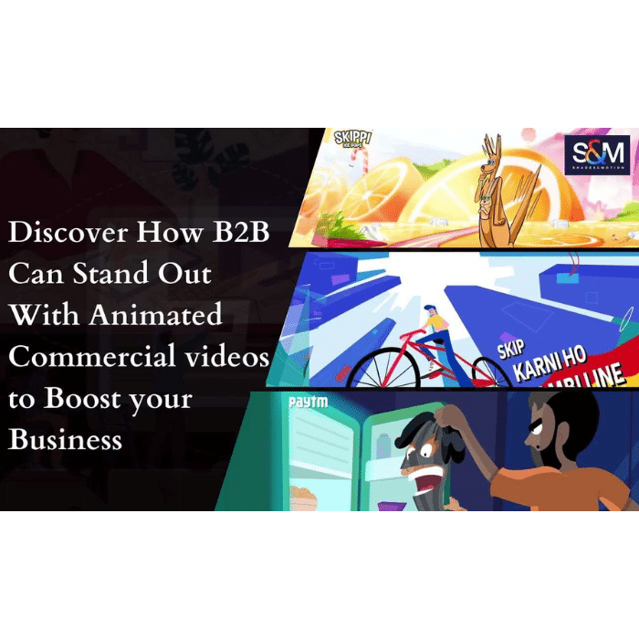 Discover How B2B Can Stand Out With Animated Commercial videos to Boost your Business